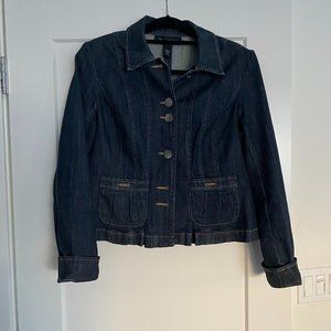 Denim Blue Jacket, INC International Concepts, Large, Blue Denim